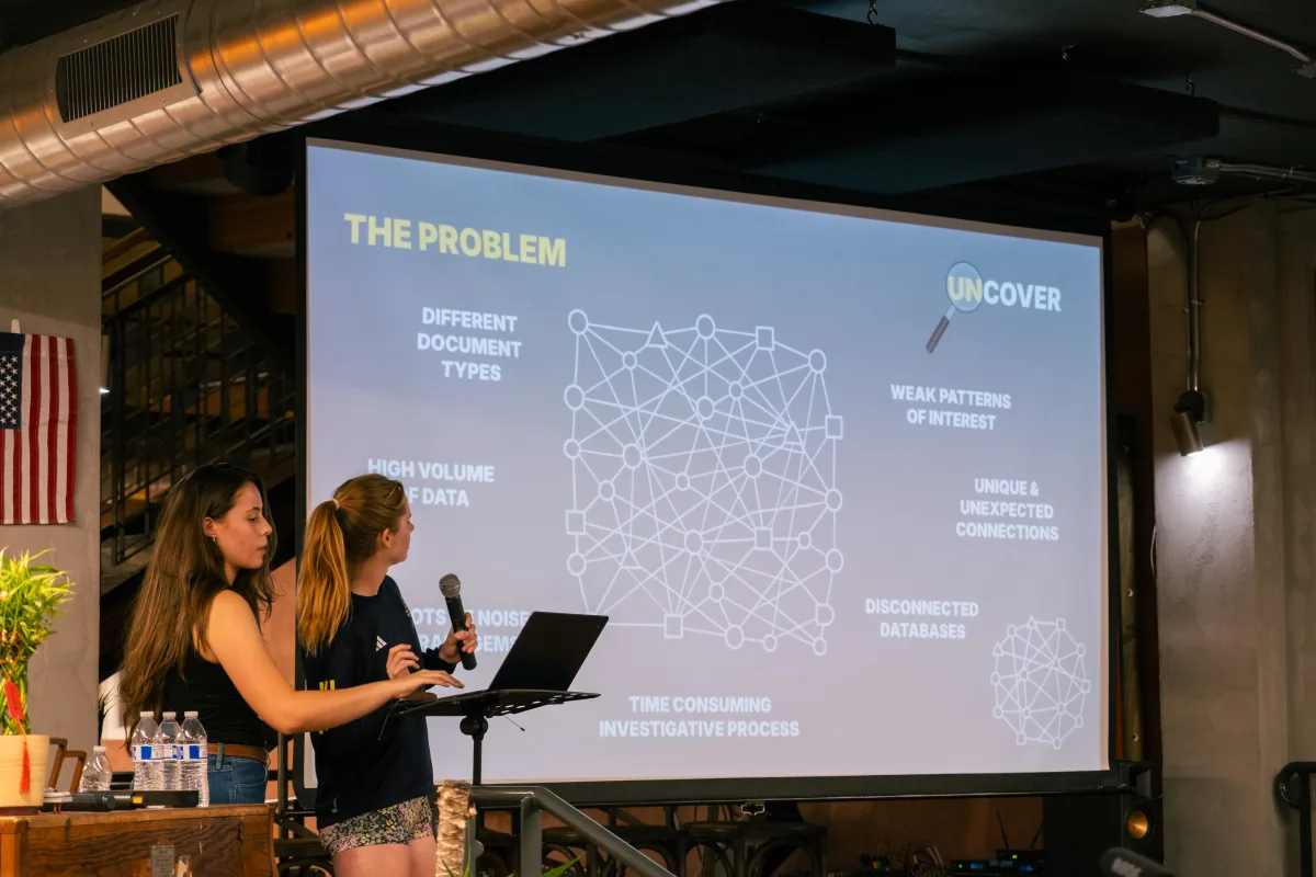 Participants presenting their project at San Francisco 2025